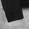MM6 Maison Margiela mixed-material shirt sleeve black denim jacket