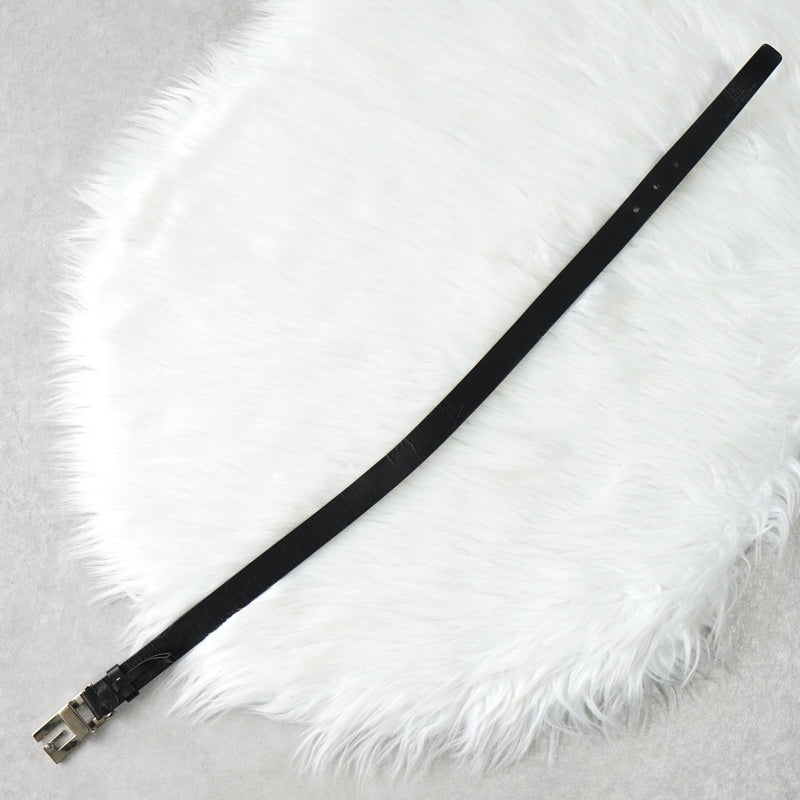 グッチ Gロゴ シルバー金具 ベルト ブラック レディース - NEWSED