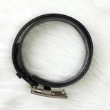 グッチ Gロゴ シルバー金具 ベルト ブラック レディース - NEWSED