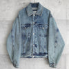 Ami Paris Ami Paris bleached and distressed large fit denim jacket G-jacket