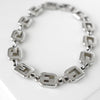 Givenchy G logo silver bracelet