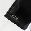 Gucci G hardware leather bi-fold wallet black