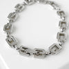 Givenchy G logo silver bracelet