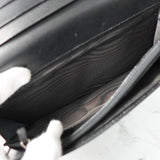 グッチ Gロゴ レザー 二つ折り長財布 ブラック - NEWSED