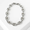 Givenchy G logo silver bracelet