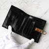 Gucci G hardware leather bi-fold wallet black
