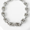 Givenchy G logo silver bracelet