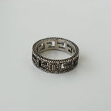 グッチ カットアウトG アラベスク シルバー925 指輪 リング サイズ14 / 11.5号 - NEWSED