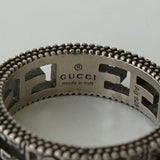 グッチ カットアウトG アラベスク シルバー925 指輪 リング サイズ14 / 11.5号 - NEWSED