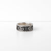 Gucci Double G Silver 925 Ring Size 15/14