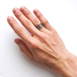 グッチ アラベスク スクエアG シルバー925 指輪 リング 16号 - NEWSED