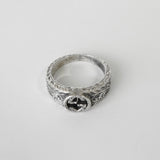 グッチ インターロッキングG アラベスク シルバー925 指輪 リング サイズ17 / 15.5号 - NEWSED