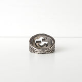 グッチ ダブルG アラベスク シルバー925 指輪 リング サイズ18 / 17号 - NEWSED