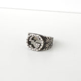 グッチ ダブルG アラベスク シルバー925 指輪 リング サイズ18 / 17号 - NEWSED