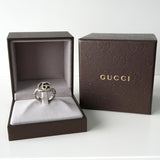 グッチ アラベスク エングレービングエッジ ダブルG シルバー925 指輪 リング 3114103E 12号 - NEWSED