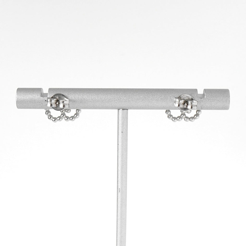 グッチ インターロッキングG ボールチェーン ピアス シルバー925