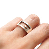 グッチ ブランデッドG シルバー925 指輪 リング 8.5号 磨き済み - NEWSED