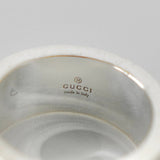 グッチ ブランデッドG シルバー925 指輪 リング 8.5号 磨き済み - NEWSED