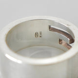 グッチ ブランデッドG シルバー925 指輪 リング 8.5号 磨き済み - NEWSED