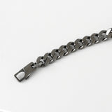 グッチ ブランデッドG シルバー925 チェーン ブレスレット ブラックシルバー - NEWSED