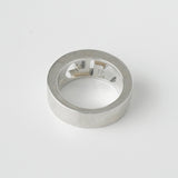 グッチ カットアウト ダブルG シルバー925 指輪 リング 9号 - NEWSED