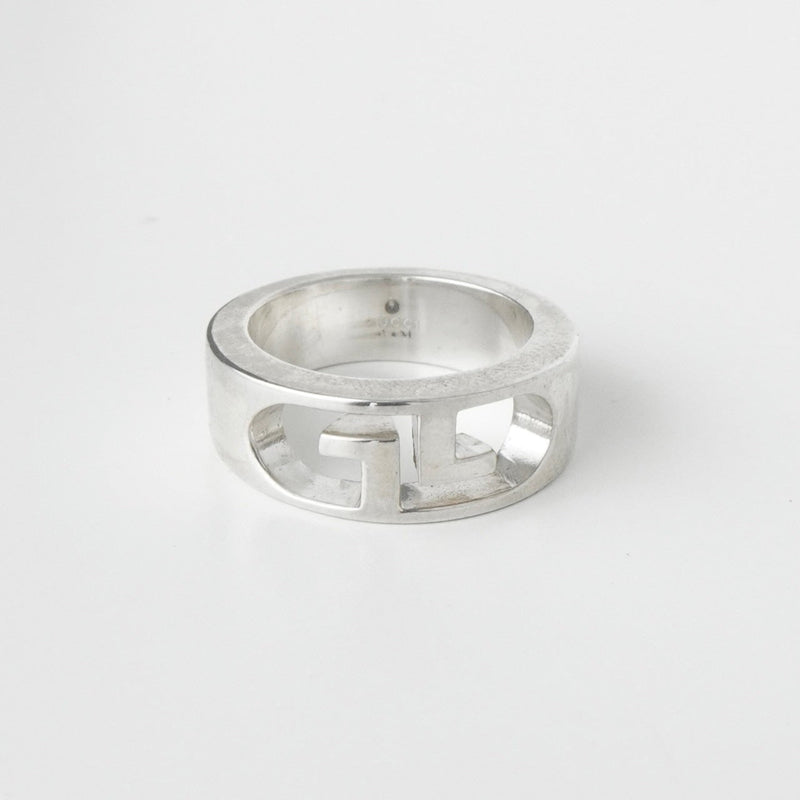 グッチ カットアウト ダブルG シルバー925 指輪 リング 9号 - NEWSED