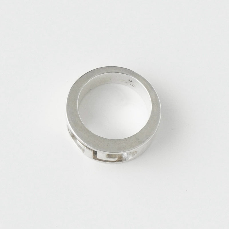 グッチ カットアウト ダブルG シルバー925 指輪 リング 9号 - NEWSED