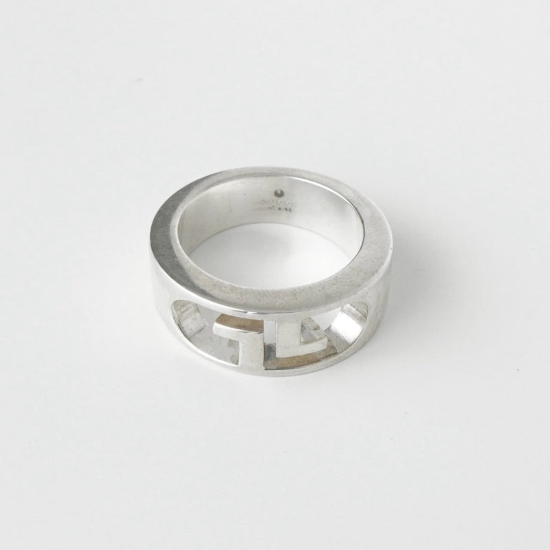 グッチ カットアウト ダブルG シルバー925 指輪 リング 9号 - NEWSED