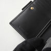 ジバンシィ ヴィンテージ Gロゴ キャンバス / レザー 二つ折り財布 グレー / ブラック 箱付き