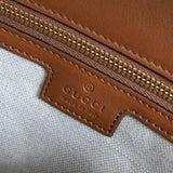 グッチ ブロンディ インターロッキングG GGキャンバス レザー 2way ハンドバッグ ショルダーバッグ ブラウン - NEWSED