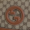 グッチ ブロンディ インターロッキングG GGキャンバス レザー 2way ハンドバッグ ショルダーバッグ ブラウン