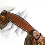 グッチ ブロンディ インターロッキングG GGキャンバス レザー 2way ハンドバッグ ショルダーバッグ ブラウン - NEWSED