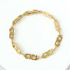 Givenchy 复古 G Logo GP 金链手链