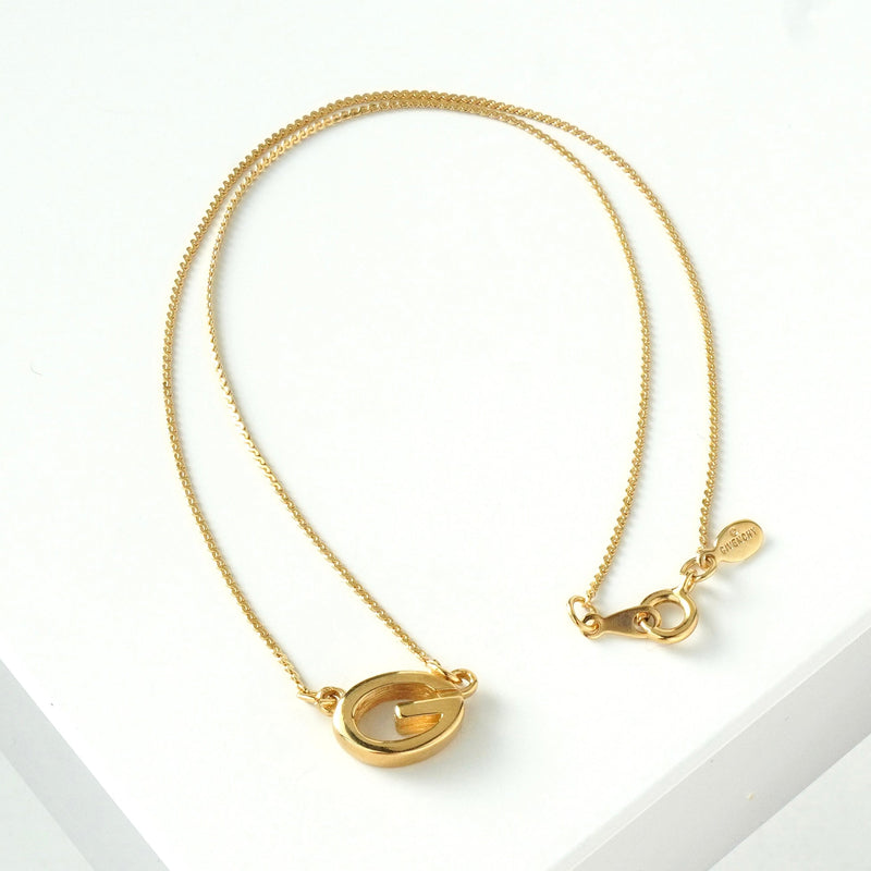 ジバンシィ ヴィンテージ Gロゴ ネックレス GP - NEWSED