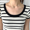 G Logo Rhinestone GP Gold Necklace