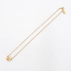 G Logo Rhinestone GP Gold Necklace