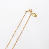 G Logo Rhinestone GP Gold Necklace - NEWSED