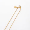 G Logo Rhinestone GP Gold Necklace