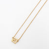 G Logo Rhinestone GP Gold Necklace