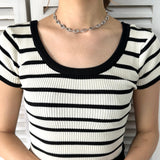 G Logo Silver Necklace - NEWSED