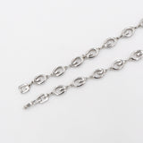 G Logo Silver Necklace - NEWSED
