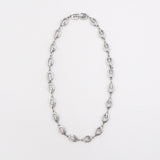 G Logo Silver Necklace - NEWSED