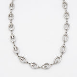 G Logo Silver Necklace - NEWSED
