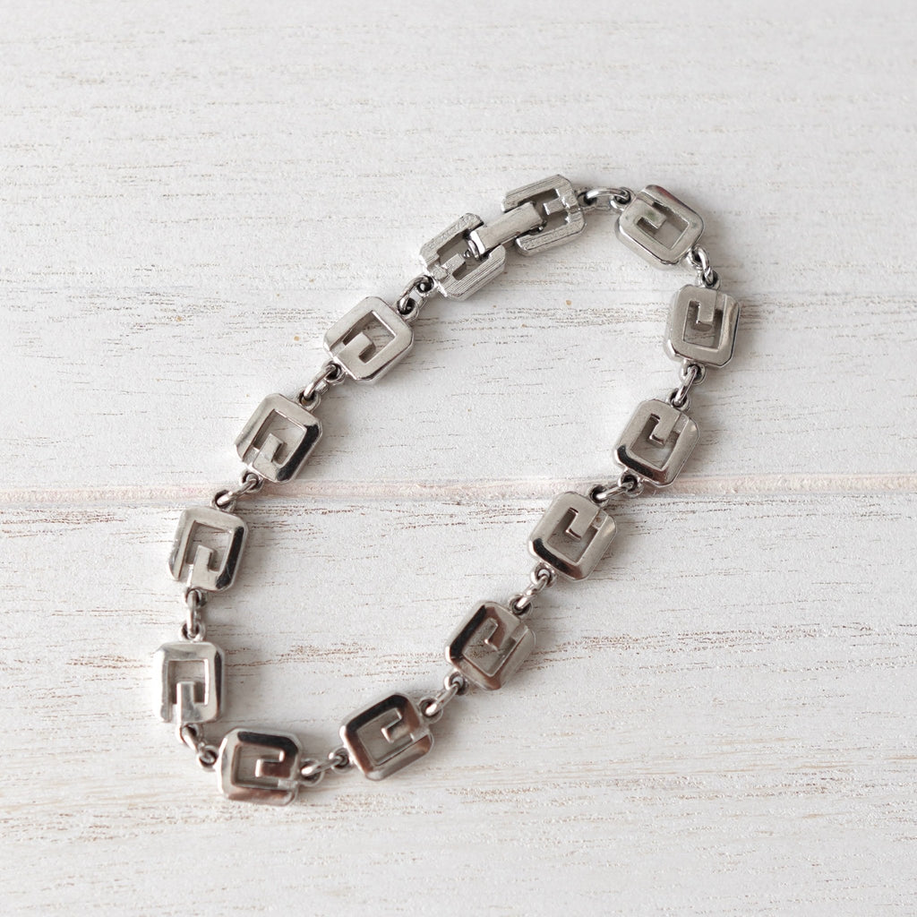 G Silver Bracelet