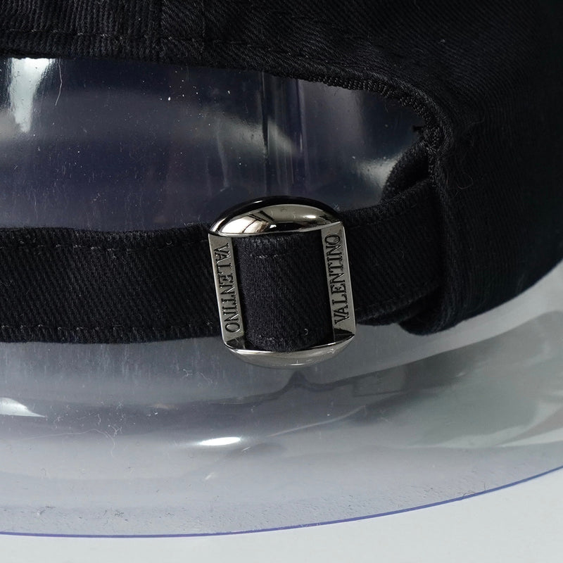 ヴァレンティノ ロゴ キャップ ブラック