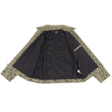 ステューシー Gabardine Garage Jacket Snake ロゴ刺繍 ZIP ジャケット ベージュ XL メンズ - NEWSED