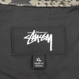 ステューシー Gabardine Garage Jacket Snake ロゴ刺繍 ZIP ジャケット ベージュ XL メンズ - NEWSED