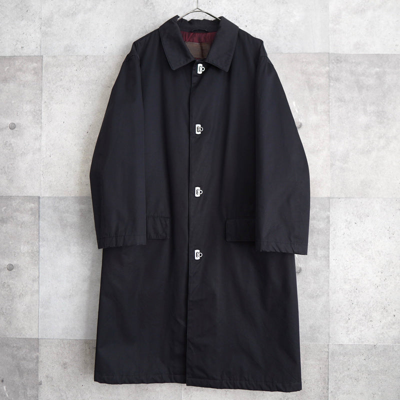 Gancini Button Balmacaan Coat - NEWSED
