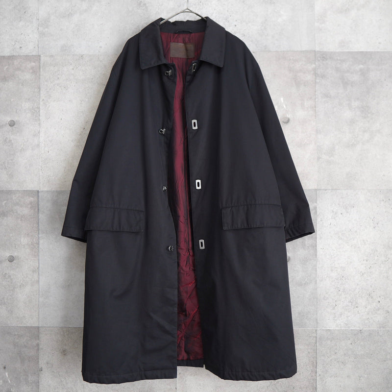 Gancini Button Balmacaan Coat - NEWSED