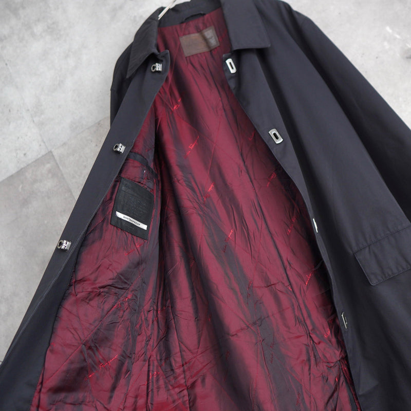 Gancini Button Balmacaan Coat - NEWSED